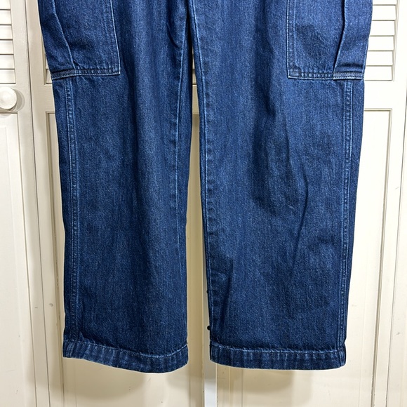 Madewell Low-Slung Straight Cargo Jeans in Martindale Wash Size 31 - Picture 8 of 16